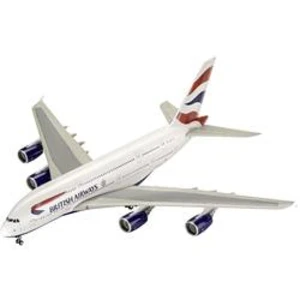 Model letadla, stavebnice Revell A380-800 British Airways 03922, 1:144