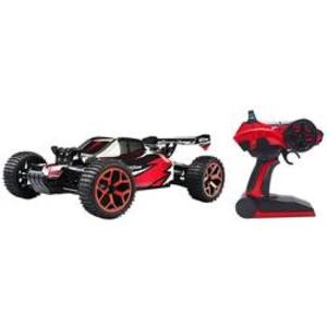 RC model auta pro začátečníky - elektrická bugina Amewi Storm D5 22222 RtR 1:18, 4WD (4x4), červenávč. akumulátorů, nabíječky a baterie ovladače