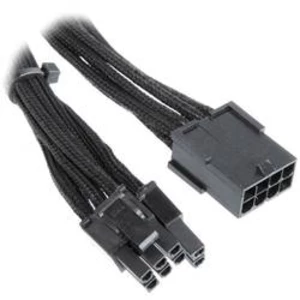 Napájecí prodlužovací kabel Bitfenix BFA-MSC-62PEG45KK-RP, [1x PCI-E zástrčka 8-pólová (6+2) - 1x PCI-E zásuvka 8-pólová], 45.00 cm, černá
