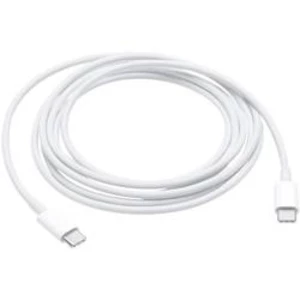 Apple iPad/iPhone/iPod nabíjecí kabel Apple USB C MLL82ZM/A, 2.00 m, bílá
