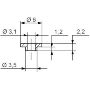 Izolační průchodka KSS V5359, 6/3,1 mm