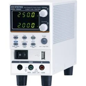 Laboratorní zdroj s nastavitelným napětím GW Instek PFR-100MGP, 250 V (max.), 2 A (max.), 100 W