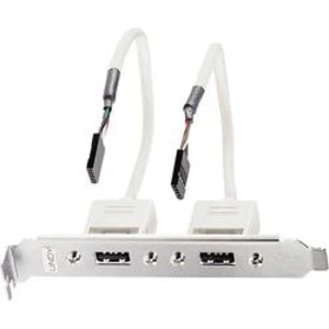 Adaptér USB 2.0 LINDY stříbrná