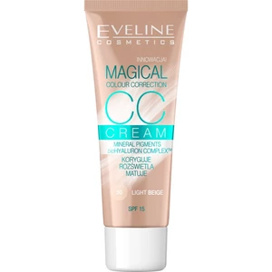 Eveline Cosmetics Magical Colour Correction CC krém SPF 15 odstín 50 Light Beige 30 ml