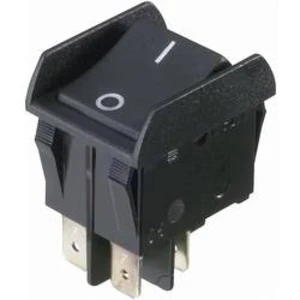 Bezpečnostní spínač interBär, 2x vyp/zap, 250 V/AC, 16 A, černá