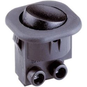 Kolébkový spínač interBär 8014-104.01, 1x vyp/zap, 250 V/AC, 6 A, černá