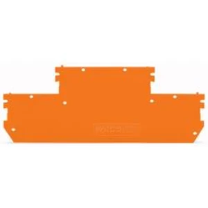 Koncová a oddělovací deska, WAGO 870-169, 88.6 mm x 1 mm x 37.1 mm , 100 ks