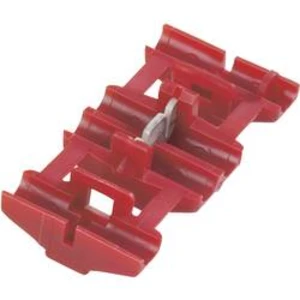 Zářezová svorka TE Connectivity, 735410, 0,5 - 0,75 mm², 2pólová, červená