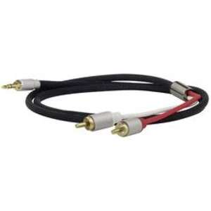 Cinch audio adaptér Dynavox 207385, černá