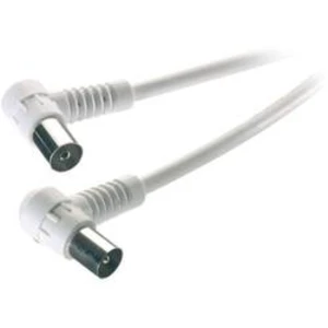 Antény kabel Vivanco 48035, 90 dB, 5.00 m, bílá