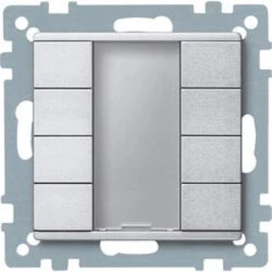 Ovládací tlačítko Merten KNX Systeme, hliník, 627860, 1 ks