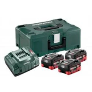 Akumulátor do nářadí a nabíječka, Metabo 685069000, 18 V, 5.5 Ah, LiHD