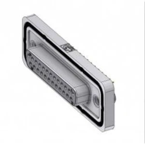 D-SUB zásuvka Deltron Connectors 180 °, pólů 25, pájené, piny, 1 ks