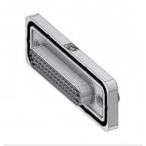 D-SUB zásuvka Deltron Connectors 180 °, pólů 44, pájené, piny, 1 ks