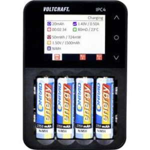 Nabíječka akumulátorů vč. akumulátorů VOLTCRAFT, NiMH, NiCd, NiZn, Li-Ion, LiHV , LiFePO IPC-4