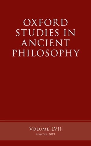 Oxford Studies in Ancient Philosophy, Volume 57