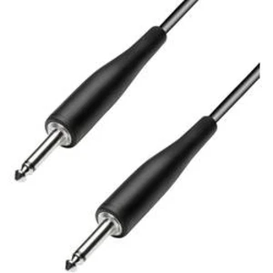 Instrumentální kabel s pogumováním JACK 6,3 mm Paccs, 9 m, černá