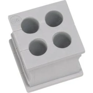 Kabelová objímka Icotek KT 4/5 (39908), 21 x 21 mm, šedá