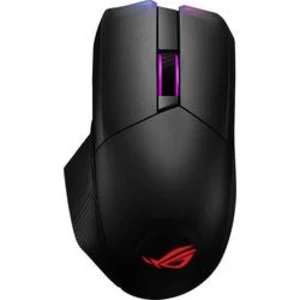 Optická herní myš Asus ROG Chakram 90MP01K0-BMUA00, s podsvícením, bezdrátové nabíjení, černá