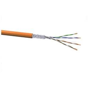 Ethernetový síťový kabel CAT 7 VOKA Kabelwerk 17020350, S/FTP, 4 x 2 x 0.259 mm², oranžová, 500 m