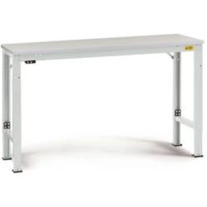 Manuflex LU7153.7035 ESD pracovní stůl univerzální speciální základní stůl s kaučuk, Šxhxv = 2500 x 1000 x 722-1022 mm