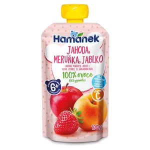 HAMÁNEK Jahoda s meruňkou  6m+ 100 g