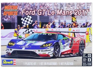 Level 4 Model Kit Ford GT "24 Hours of Le Mans" (2017) 1/24 Scale Model by Revell