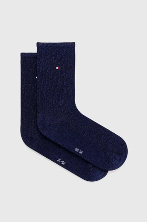 Ponožky Tommy Hilfiger dámske, fialová farba, 701227444