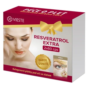 VIESTE Resveratrol extra 2 x 60 kapslí + DÁREK