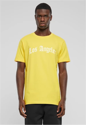 Pánské tričko Los Angeles - žluté