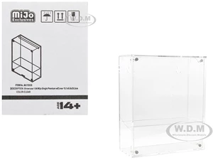 Showcase Premium Collector Single Display Case with Shelf "Mijo Exclusives" for 1/64 Scale Models