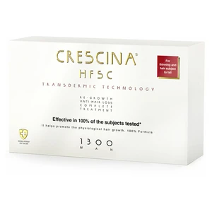 CRESCINA Transdermic Péče na podporu růstu vlasů a proti vypadávání vlasů (stupeň 1300)  Muži 20 x 3,5 ml