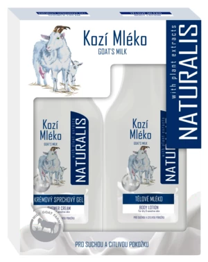 Naturalis Dárková kazeta Goat´s Milk 2 x 350 ml