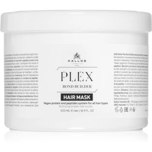 Kallos Plex Hair Mask regeneračná maska pre poškodené, chemicky ošetrené vlasy 500 ml