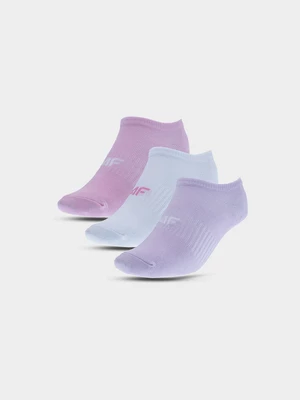 Dívčí kotníkové ponožky casual (3-pack) - multibarevné