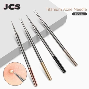 Double Head Blackhead Comedone Acne Blemish Extractor Remover Stainless Needles Blackhead Pimple Blemish Extractor Remove Tools