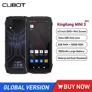 Cubot KingKong MINI 3 Waterproof Rugged Smartphones Octa-Core 6GB+128GB 4.5Inch 3000mAh 20MP Camera 4G Small Mobile Phone NFC