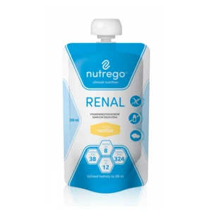 NUTREGO RENAL Výživa vanilka 12 x 200 ml