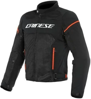 Dainese Air Frame D1 Tex Negru/Alb/Roșu fluo 50 Geacă textilă