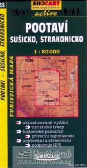 Pootaví, Sušicko, Strakonicko 1:50 000