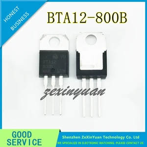 10PCS/LOT BTA12-800B BTA12-800 BTA12 12A 800V TO-220 TRIACS THE BIDIRECTIONAL THYRISTOR