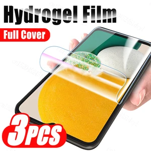 3PCS Hydrogel Film For Samsung Galaxy A03 Core A13 A23 A33 A53 A73 Screen Protector For Samsung A04 A14 A24 A34 A54 Not Glass