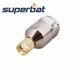 Superbat SMA-N Adapter SMA Male to N-Type Female Straight RF Coaxial Connector