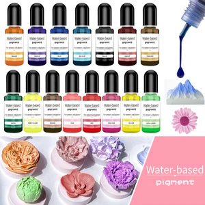 10ml Water-Based Pigment Gypsum Cement Pigment Liquid Colorant Dye Concentrate Cement Plaster Crafts Mold Pigment Dye Decoration