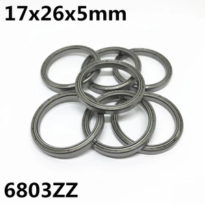 10pcs 6803ZZ 6803-2RS The high quality of ultra-thin deep groove ball bearings 17x26x5 mm 6803ZZ 6803RS