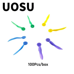 100Pcs/box Dental Disposable Wedge with Hole Plastic Wedges Dental Matrice Matrix Dentist Material Dental Tools