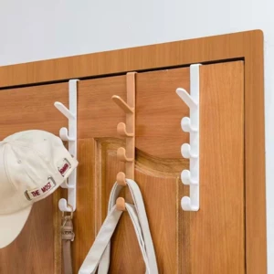 New Plastic Rails Organization Hooks Bedroom Door Hanger Clothes Hanging Rack Home Storage Over The Door Purse Shelf for Bags