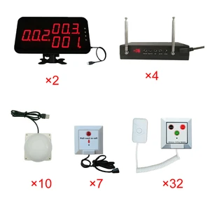 Nurse Pager Service Calling System, Wireless Single Nurse Call Pager for Elderly Senior Patient