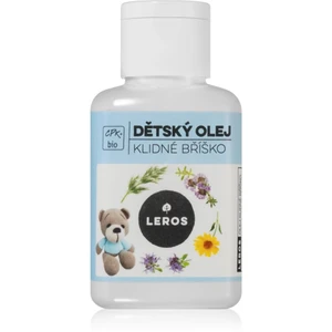 Leros BIO Baby oil Pokojné bruško, divoký tymian & kôpor olej na masáž bruška dojčaťa 60 ml