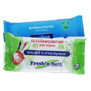 Antibakteriální utěrky – 15 ks